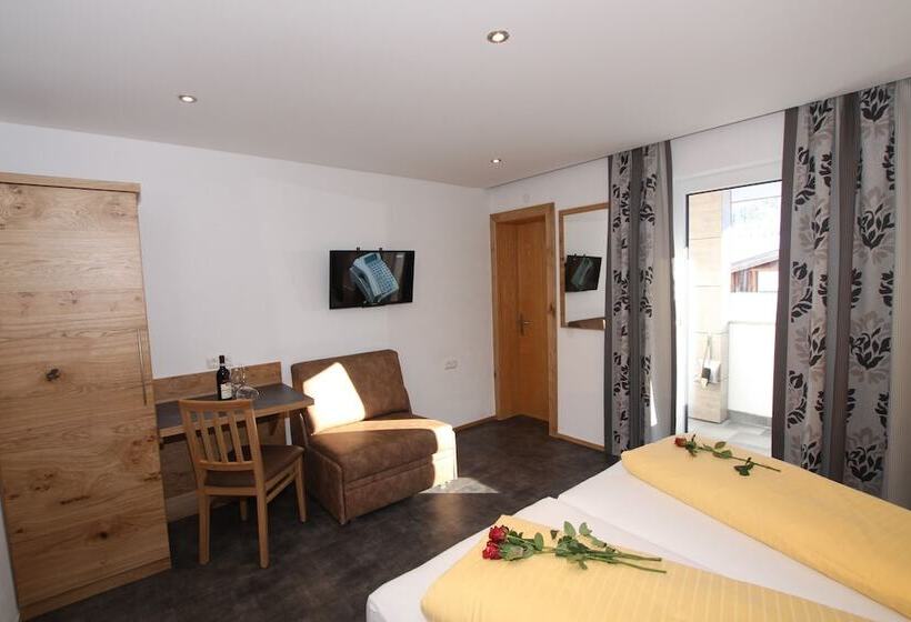 2 Schlafzimmer Apartment, Gästehaus Alpina