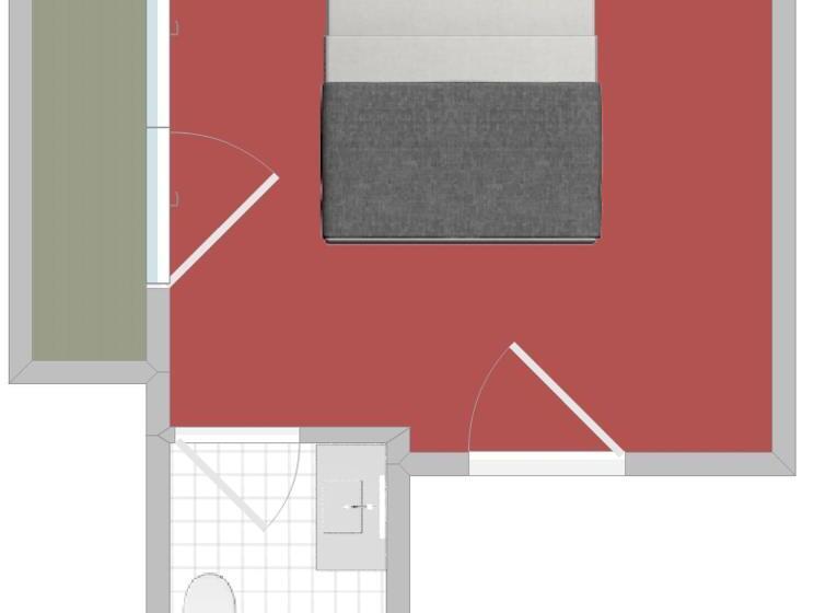 标准间带阳台, Apart Hotel Ideal