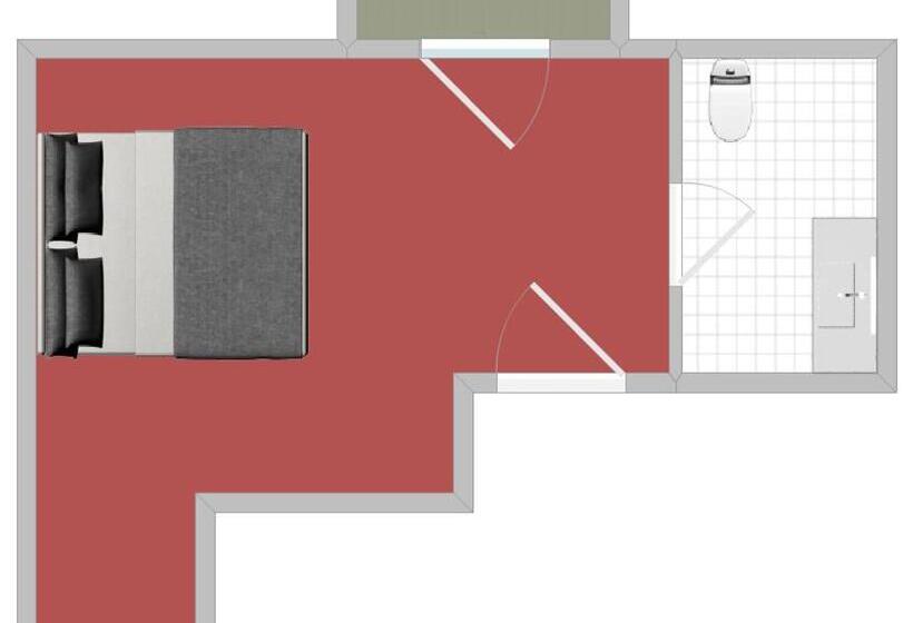 标准间带阳台, Apart Hotel Ideal