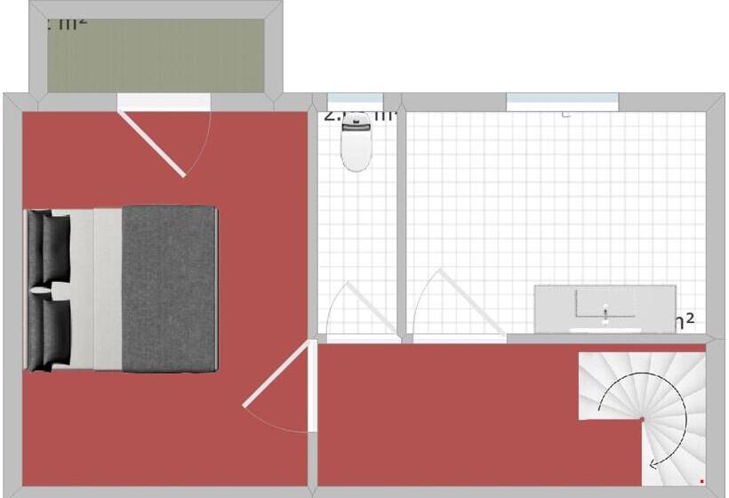 带1个卧室的舒适公寓, Apart Hotel Ideal