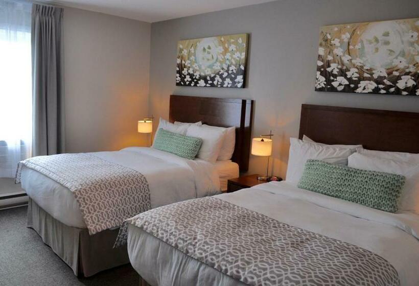 חדר סטנדרט שתי מיטות זוגיות, Auberge Du Marchand