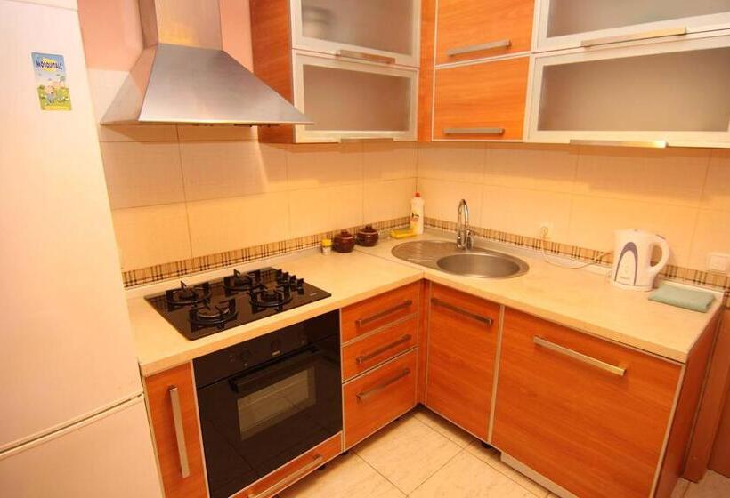 آپارتمان 1 خوابه با بالکن, Apart Hotel On Preobrajenskaya 24