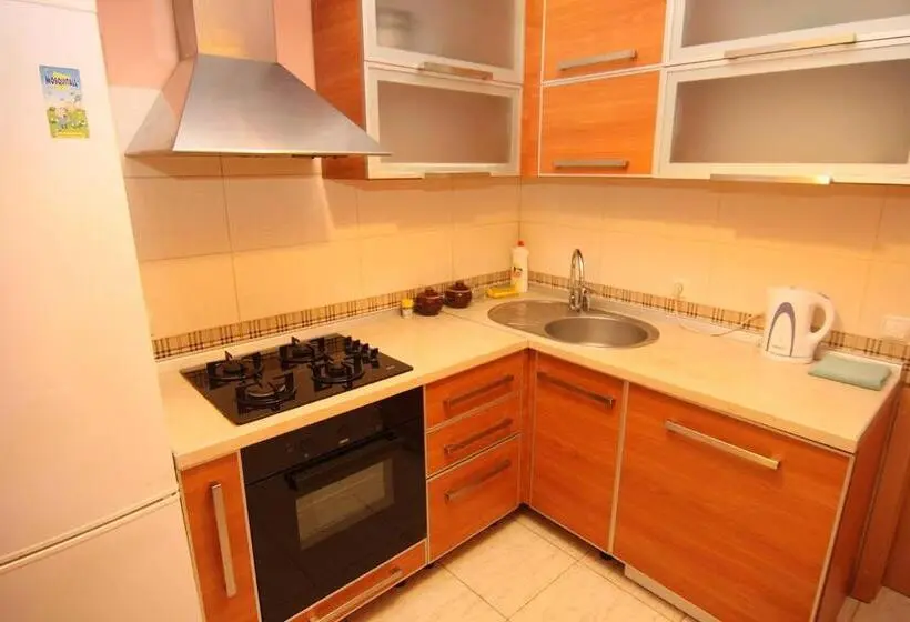 آپارتمان 1 خوابه با بالکن, Apart Hotel On Preobrajenskaya 24