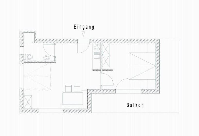 1 Sovrums Lägenhet, Haus Helga