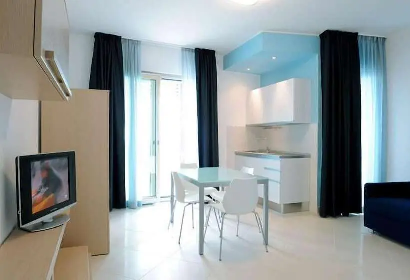 オーシャンビューバルコニー付きワンベッドルームアパートメント, Residence Mareamare