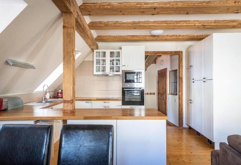 1ベッドルームのデラックスアパートメント, Penzion Nostalgia