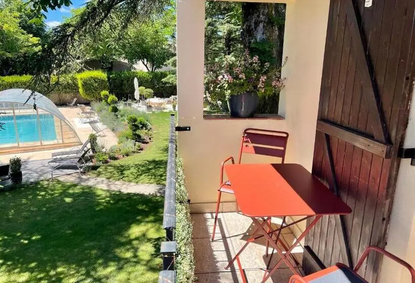 バルコニー付きスタンダードステューディオ, Gites Du Caylar   Chambres Et Appartments