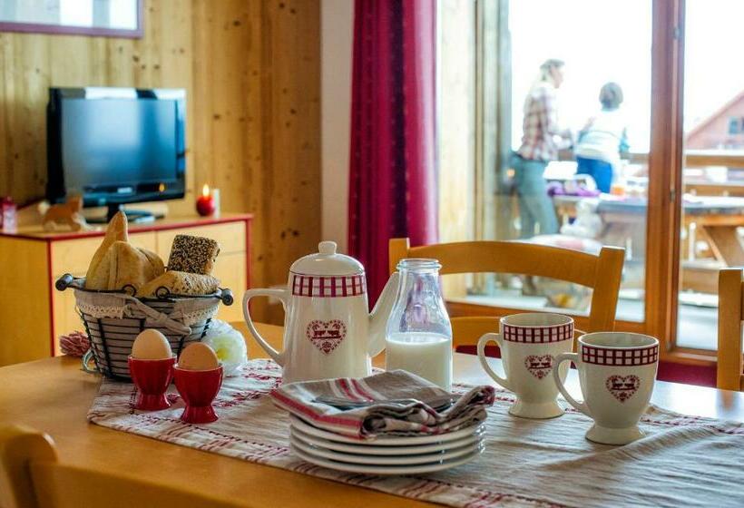 شقة غرفتين, Résidence Goélia Les 4 Vallées