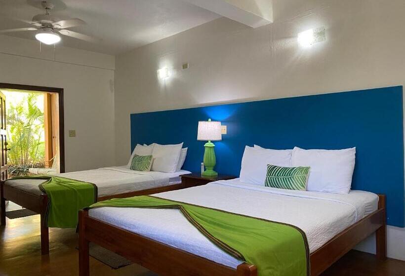 חדר סטנדרט לארבעה נוף לים, Coconut Row Boutique