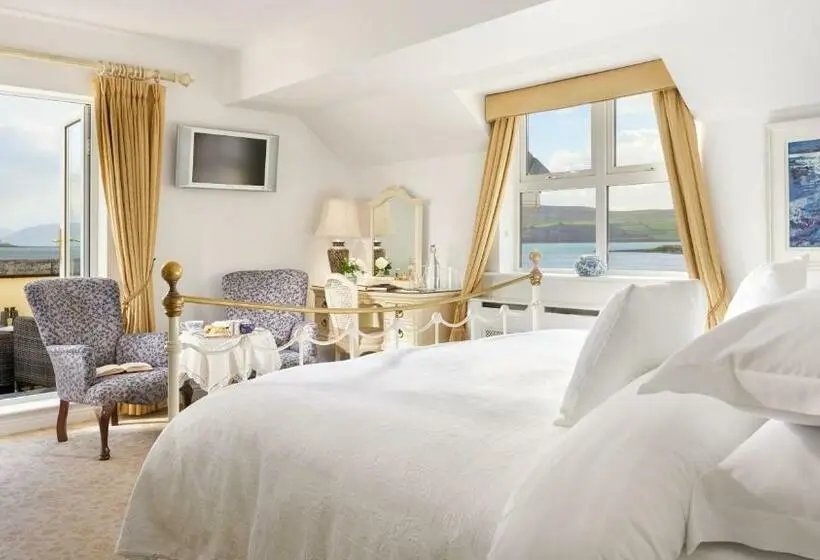 オーシャンビューデラックスルームバルコニー付き, Heatons Guesthouse