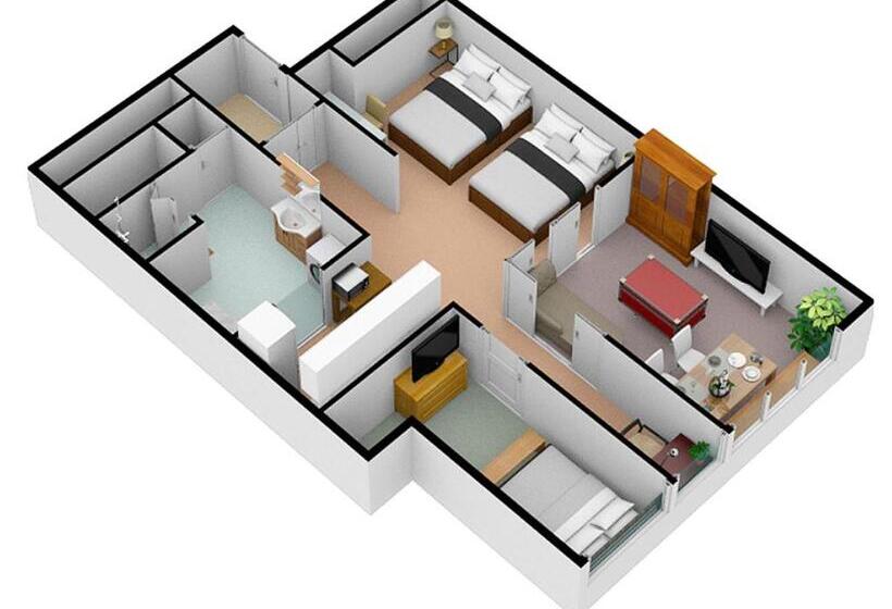 ２ベッドルームアパートメント, R&run Kyoto Serviced Apartment & Suites