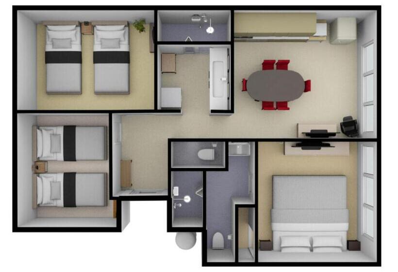 침실 1개 수피리어 아파트, R&run Kyoto Serviced Apartment & Suites