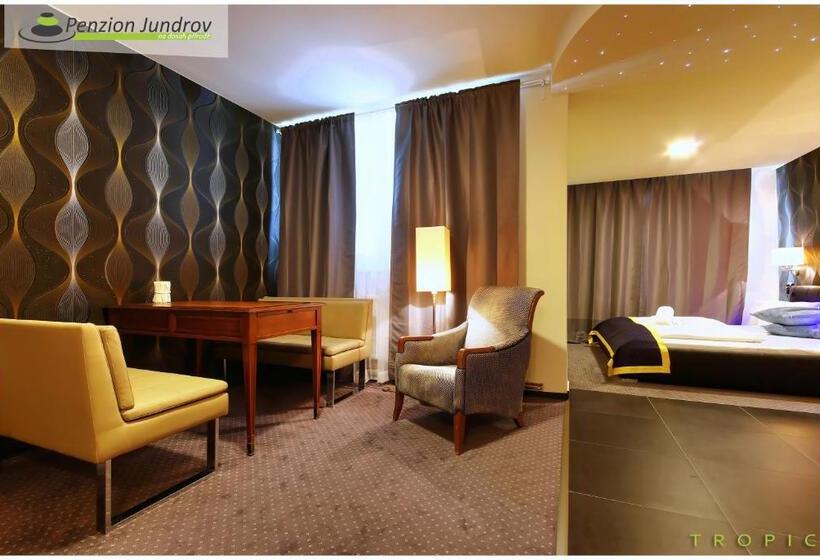 اتاق لوکس با وان آب گرم, Penzion Vanessa