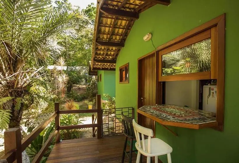 آپارتمان 1 خوابه با بالکن, Recanto Dos Pássaros Hospedaria Zen E Banho De Floresta Arua