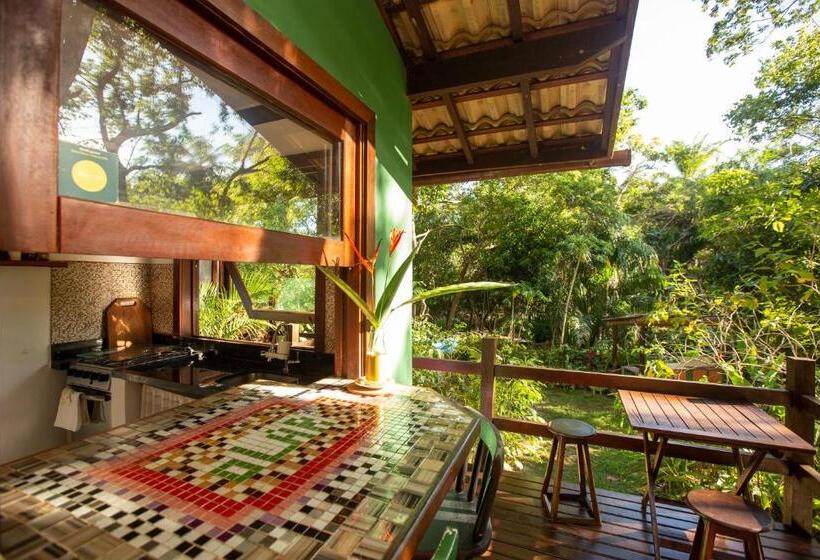 침실 1개 발코니 아파트, Recanto Dos Pássaros Hospedaria Zen E Banho De Floresta Arua