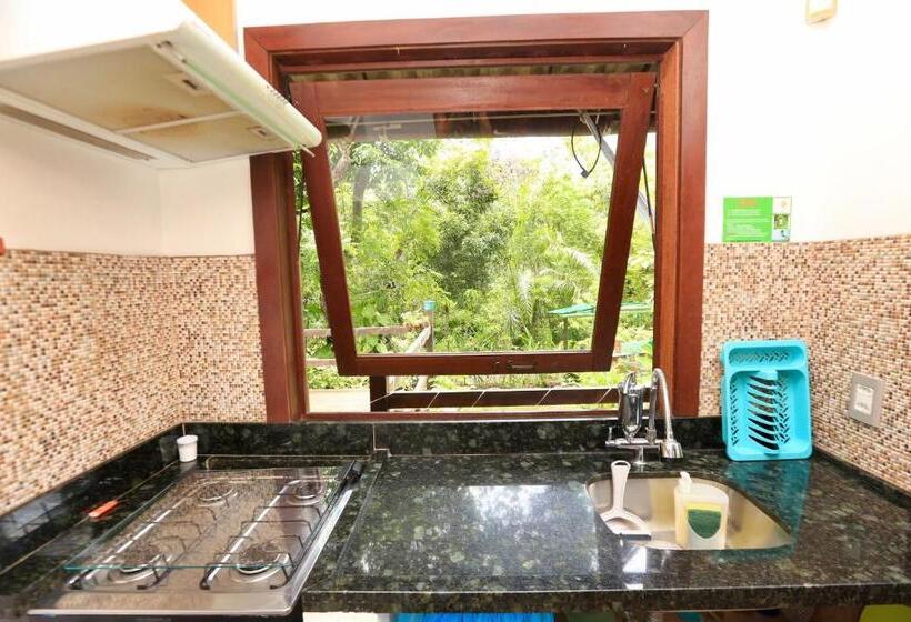 침실 1개 발코니 아파트, Recanto Dos Pássaros Hospedaria Zen E Banho De Floresta Arua