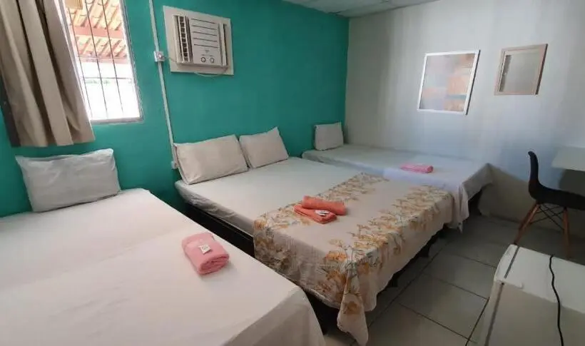 バスルーム共同エコノミー4人部屋, Casa Da Esquina Pousada