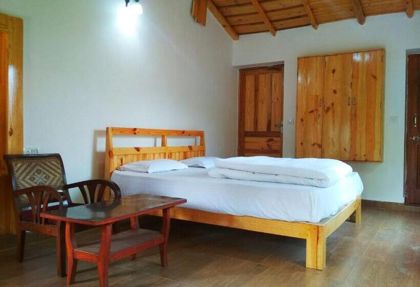 Habitació Familiar Vista Muntanya, Silent Valley  Alchauna Kumaoni House Along River Kalsa