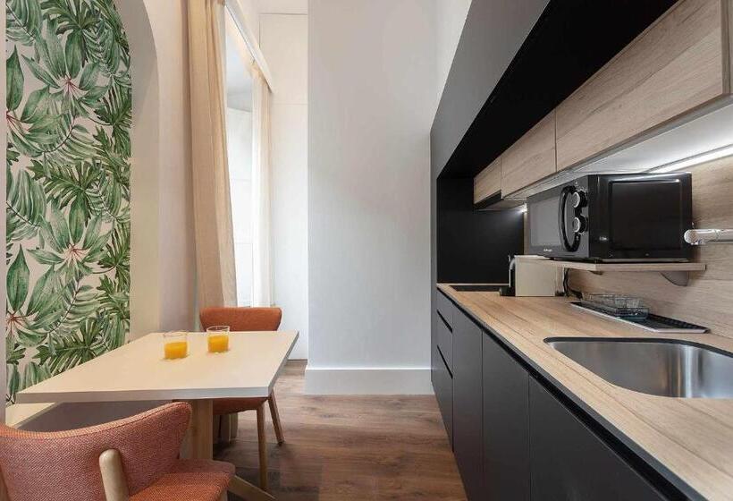 آپارتمان 1 خوابه با بالکن, Casa Miravalle Catedral