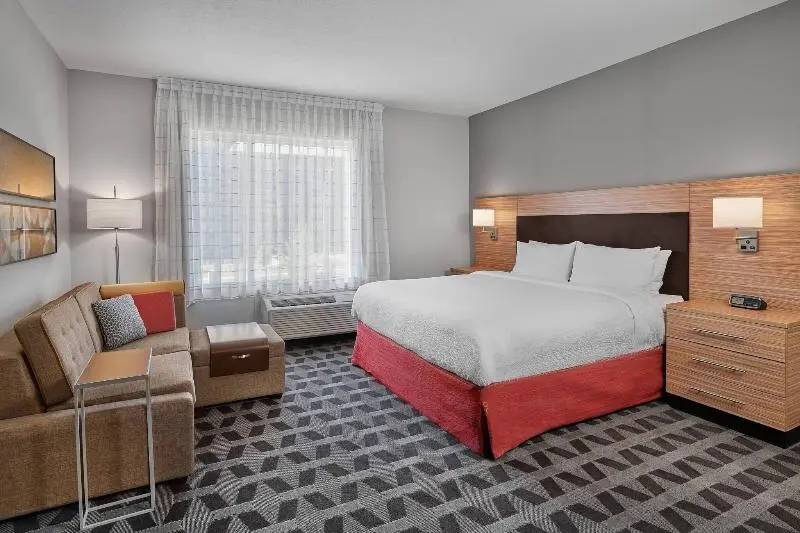 キングサイドベッドのスタンダードワンルーム, Towneplace Suites By Marriott Edmonton Sherwood Park