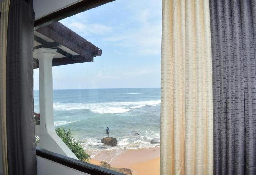 Deluxe Rum Havsutsikt med Balkong, Ashen's Beach House