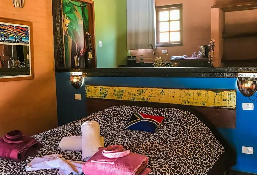 一居室别墅, Pousada Cabanas No Mundo