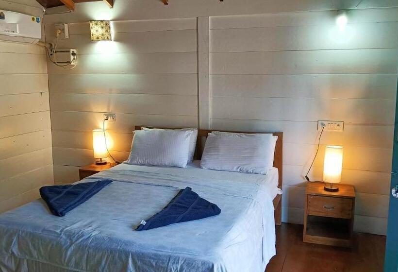 חדר דלוקס צדדי נוף לים, The Nest Palolem