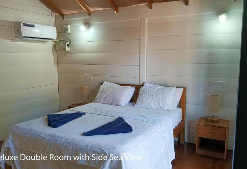 חדר דלוקס צדדי נוף לים, The Nest Palolem
