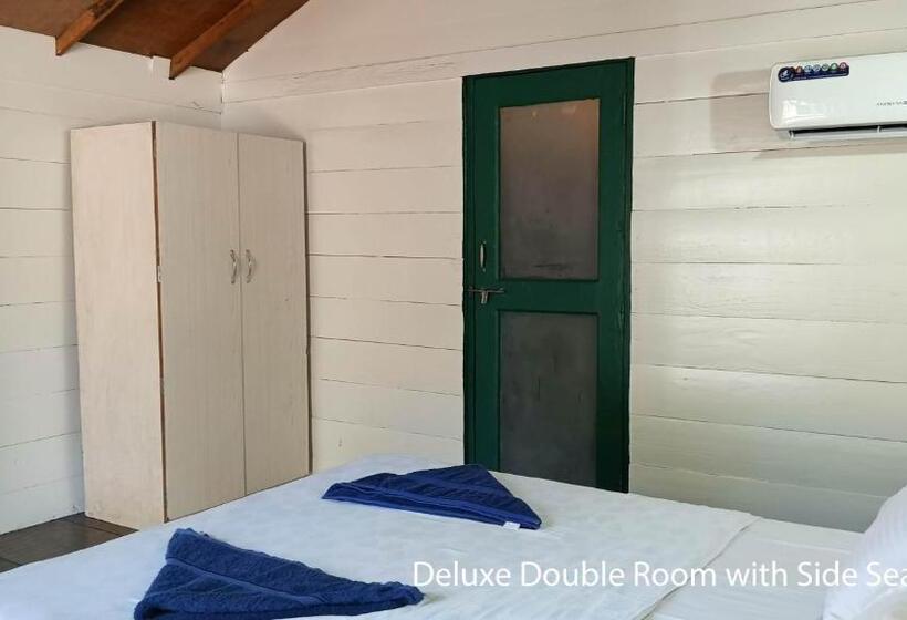 חדר דלוקס צדדי נוף לים, The Nest Palolem