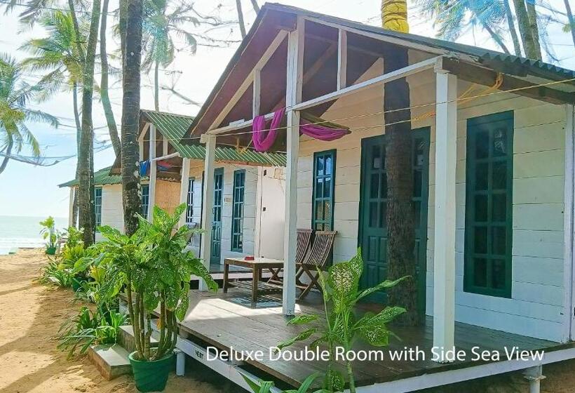 חדר דלוקס צדדי נוף לים, The Nest Palolem