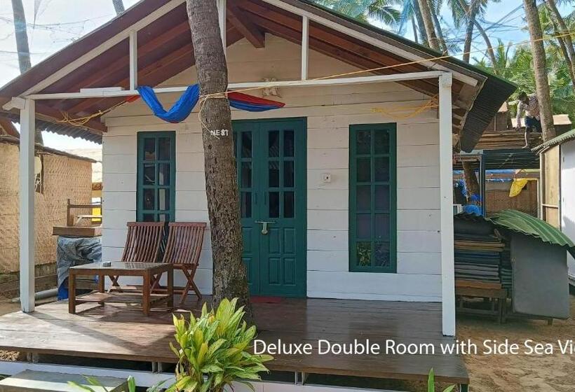 חדר דלוקס צדדי נוף לים, The Nest Palolem