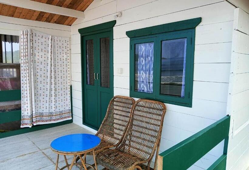 חדר סטנדרט נוף לים עם מרפסת, The Nest Palolem