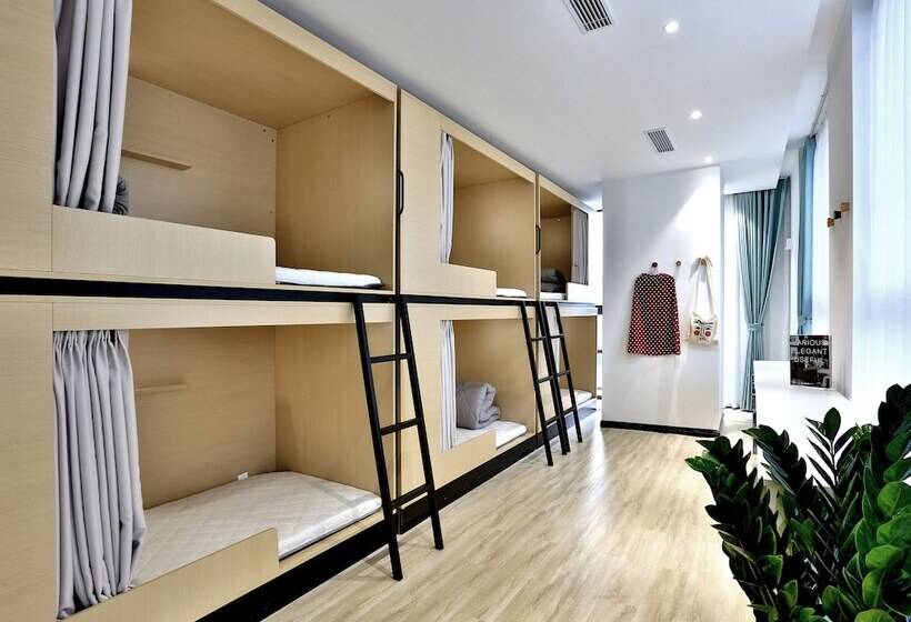 سرير فى غرفة مشتركه, Hangzhou Infinity Youth Hostel
