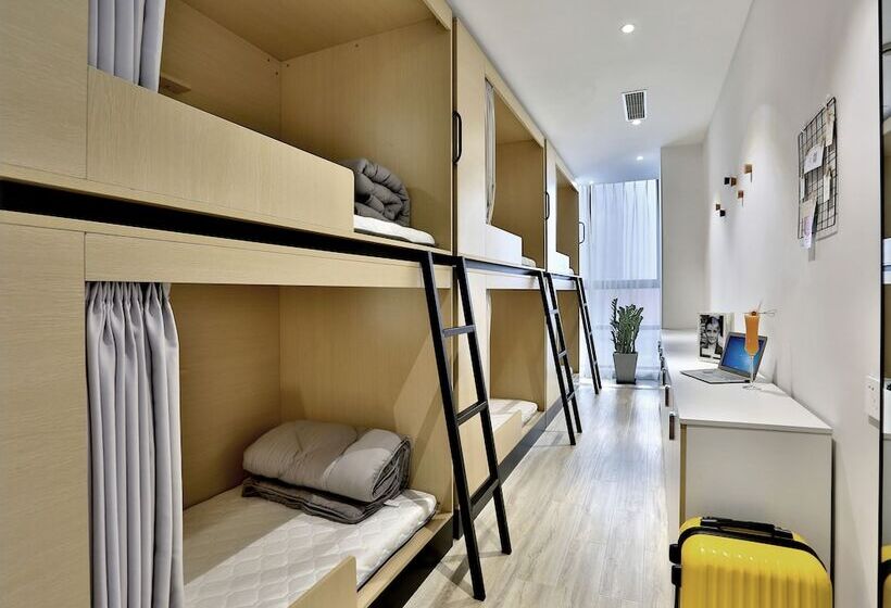 سرير فى غرفة مشتركه, Hangzhou Infinity Youth Hostel
