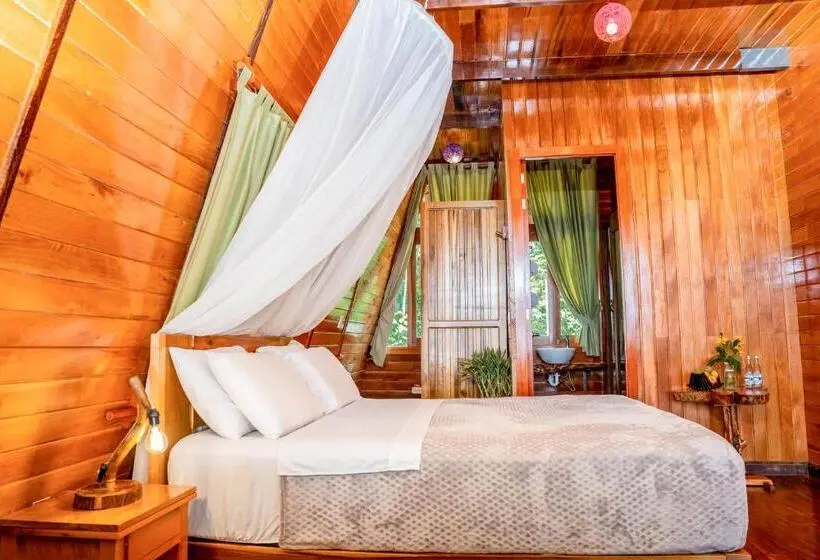 バルコニー付きデラックスルーム, Heimatlos Amazon Lodge