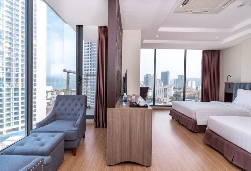 اتاق استاندارد با چشم‌انداز دریا, Areca Hotel Nha Trang