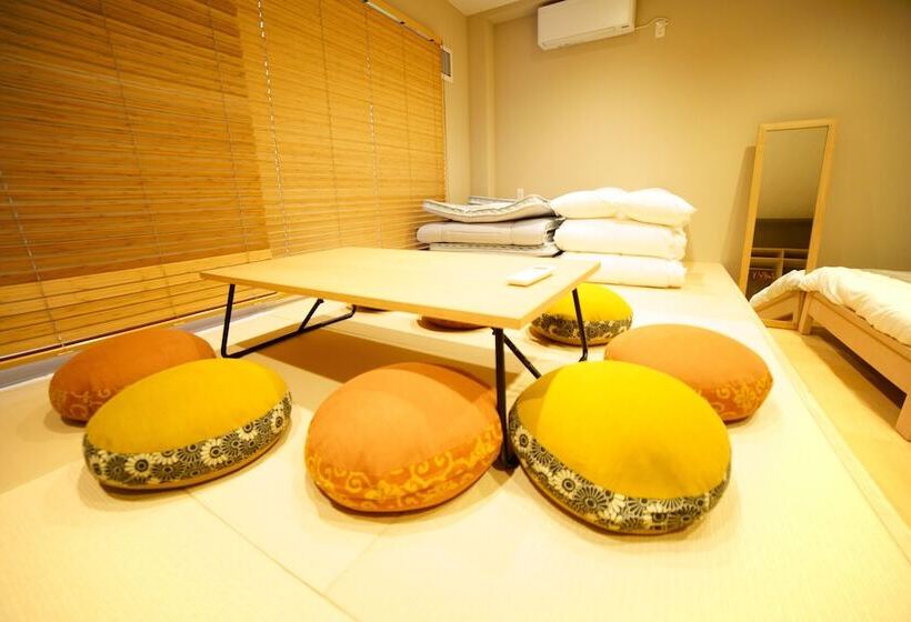 اتاق خانوادگی با سرویس بهداشتی مشترک, Dot Hostel&bar 富士山