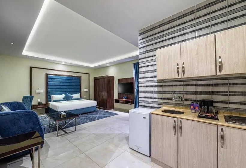 キングサイズベッドのデラックスルーム, Al Qasr Al Mutar