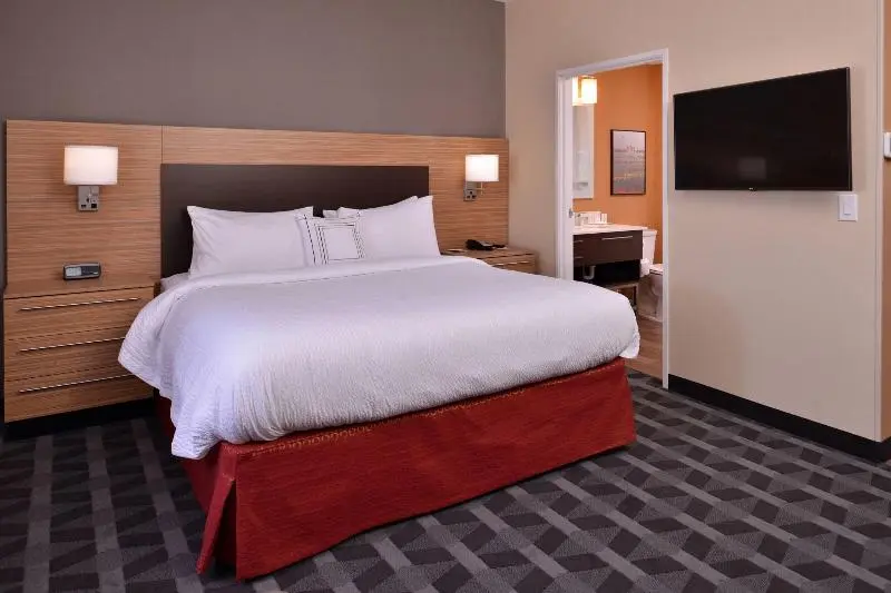 キングサイドベッドのスタンダードワンルーム, Towneplace Suites By Marriott St. Louis Chesterfield