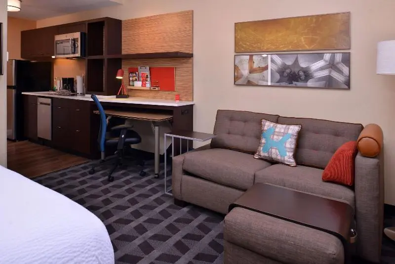 キングサイドベッドのスタンダードワンルーム, Towneplace Suites By Marriott St. Louis Chesterfield