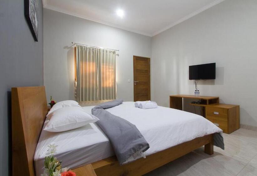 Quarto standart vista jardim, The Uma Guesthouse