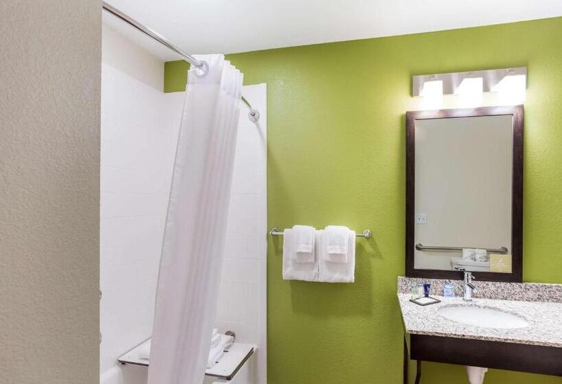 חדר סטנדרט מותאם לאדם עם מוגבלויות, Mainstay Suites Logan Ohio Hocking Hills