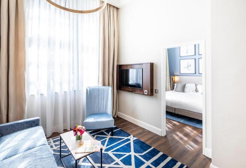 带1个卧室的豪华公寓, Fraser Suites Hamburg