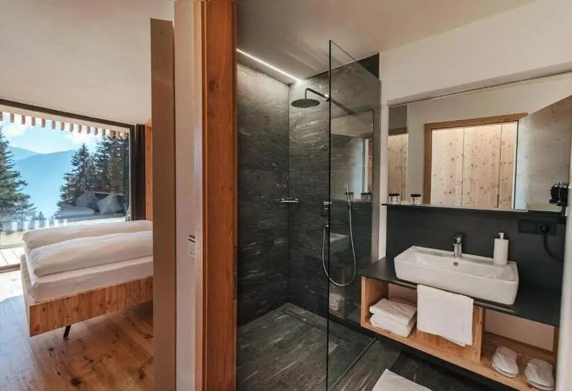 Deluxe-huone Parveke, Oberhauser Hütte Rodenecker   Lüsner Alm