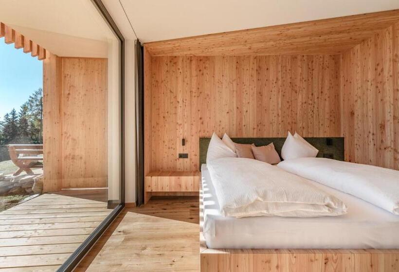 غرفة ديلوكس مزودة بشرفة, Oberhauser Hütte Rodenecker   Lüsner Alm