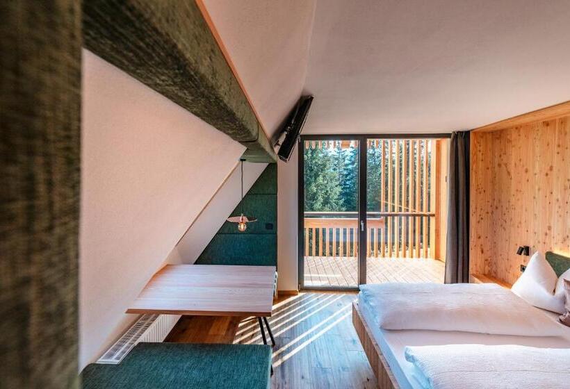 جناح جونيور مزوَّد بشرفة, Oberhauser Hütte Rodenecker   Lüsner Alm