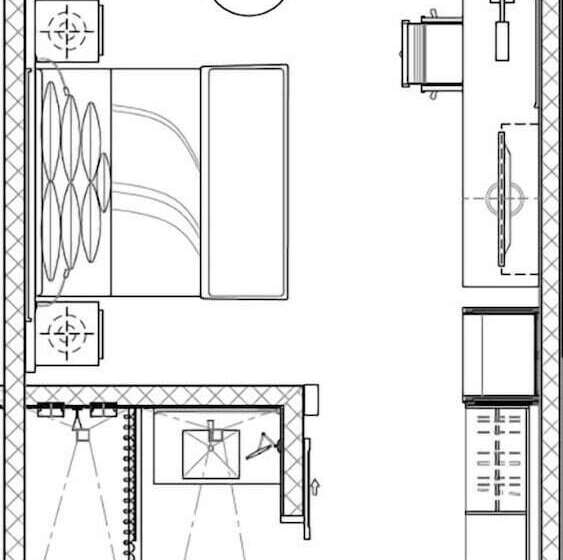 Студия Deluxe, Citadines Bay City Manila