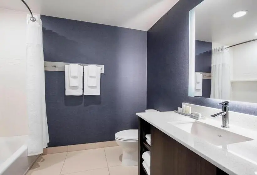 キングサイズベッドのスイートルーム, Residence Inn By Marriott Winnipeg