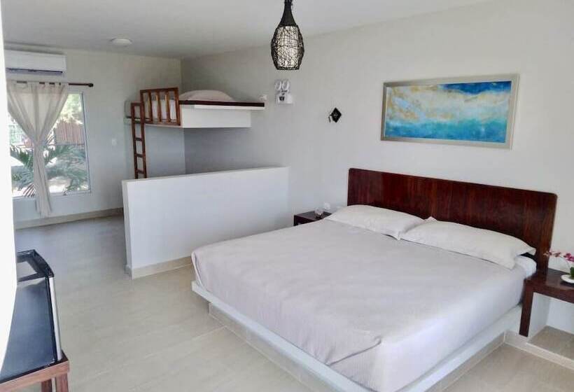 חדר משפחתי נוף לים, El Samay Hotel Boutique