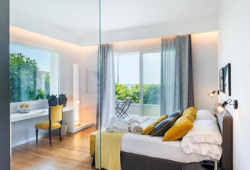 اتاق استاندارد با بالکن و چشم‌انداز دریا, Unìco Boutique Hotel D Arte